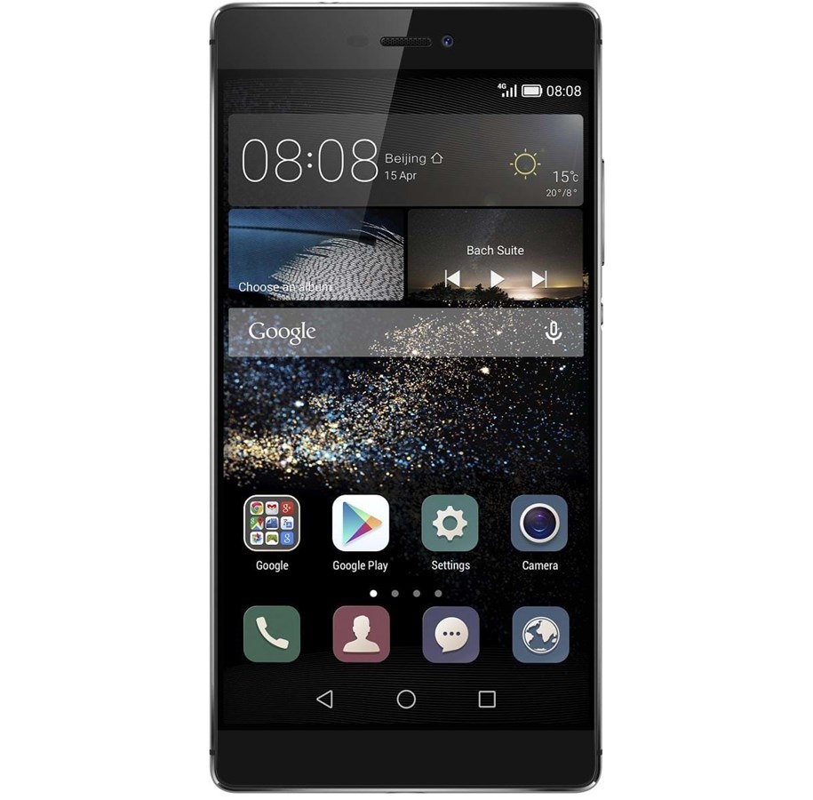 Puhelimet - Huawei P8 16GB - Titanium Grey - 51094703