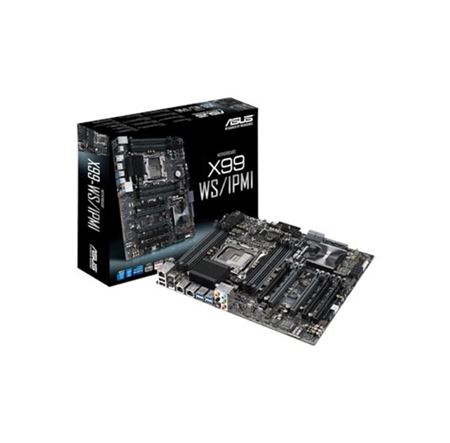 Emolevy - ASUS X99-WS/IPMI Emolevy - Intel X79 Express - Intel LGA2011-V3 socket - DDR3 RAM - ATX - 90SB04S0-M0EAY0