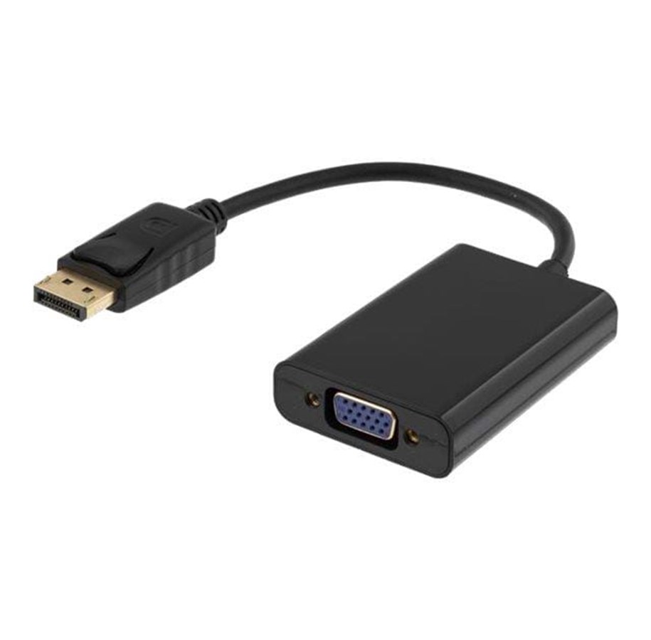 Näyttökaapeli - Pro DisplayPort - VGA adapter - Black - 0.2m - 7340004693505