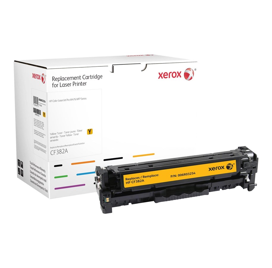 Mustepatruunat, värikasetit ja lisävarusteet - Xerox 006R03254 / Alternative to HP 382A Yellow Toner - 006R03254