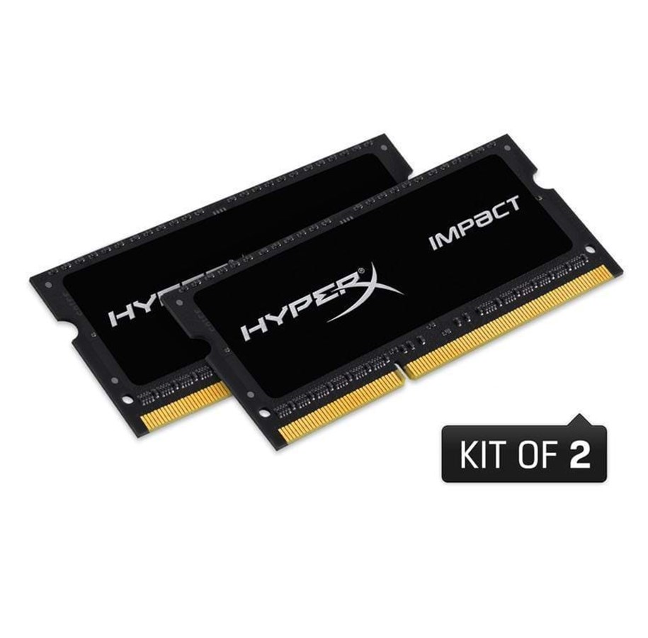 RAM - Kingston HyperX Impact DDR3-1866 C11 DC - 16GB - HX318LS11IBK2/16