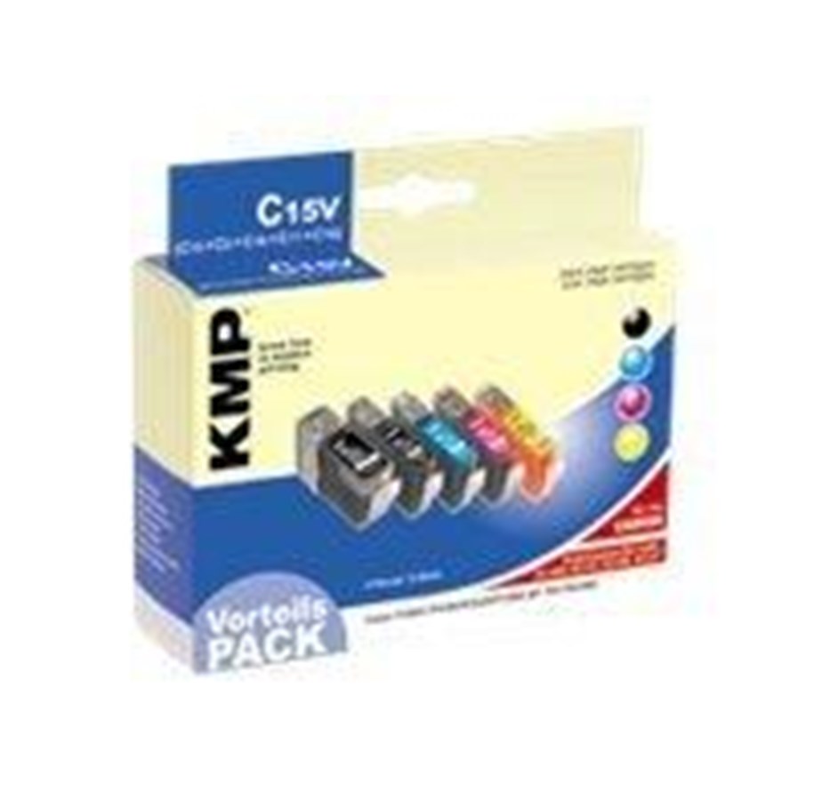 Mustepatruunat, värikasetit ja lisävarusteet - KMP C15V Ink Cartridge - 0958,0050