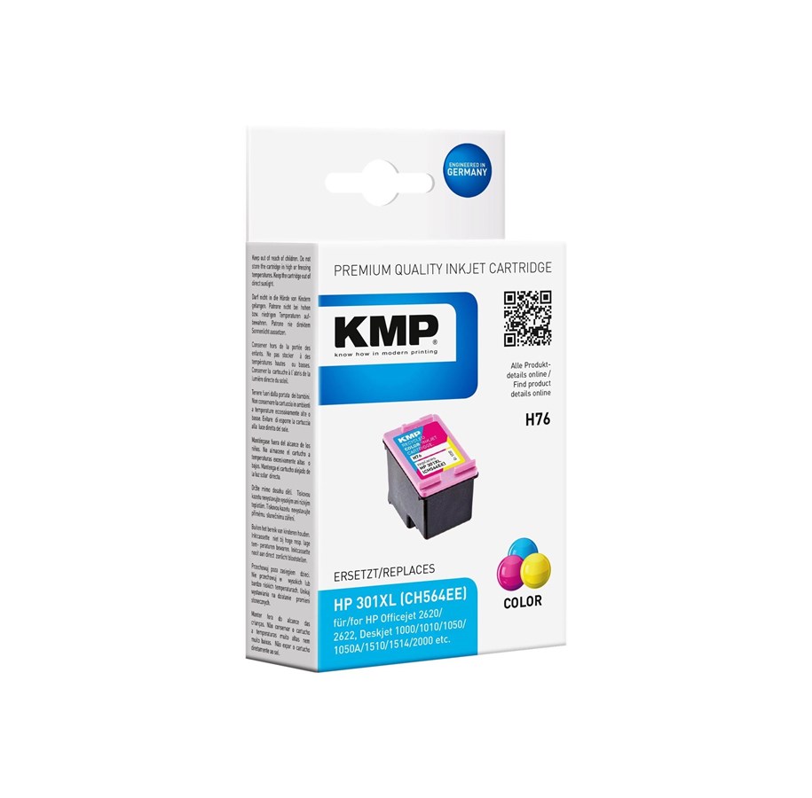 Mustepatruunat, värikasetit ja lisävarusteet - KMP H76 - 1720,4030