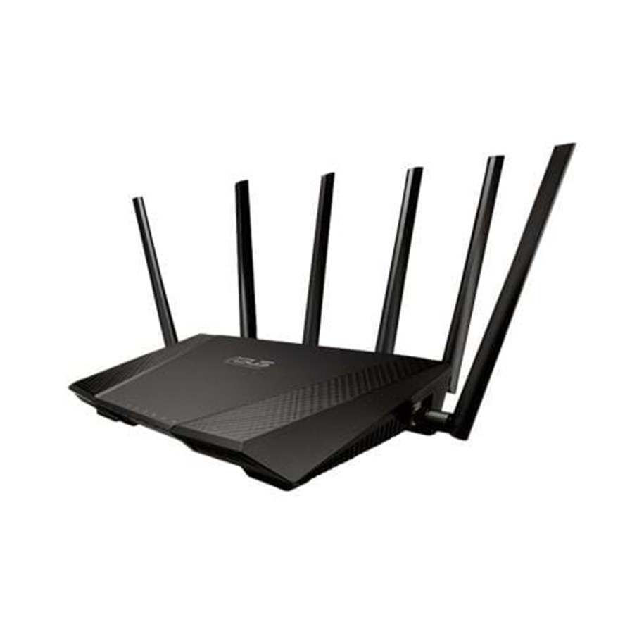 Reitittimet  - ASUS RT-AC3200 Tri Band - Wireless router Wi-Fi 5 - 90IG01F1-BU9G00