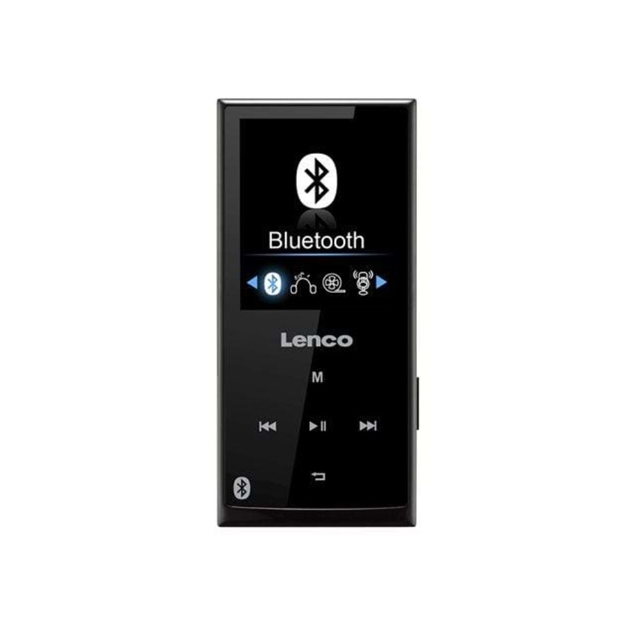 MP3-soittimet ja äänitallentimet - Lenco Xemio-760 Black - MP3/MP4 player with Bluetooth® 8GB memory - Black - MP3 player 8 GB - XEMIO760BTSW