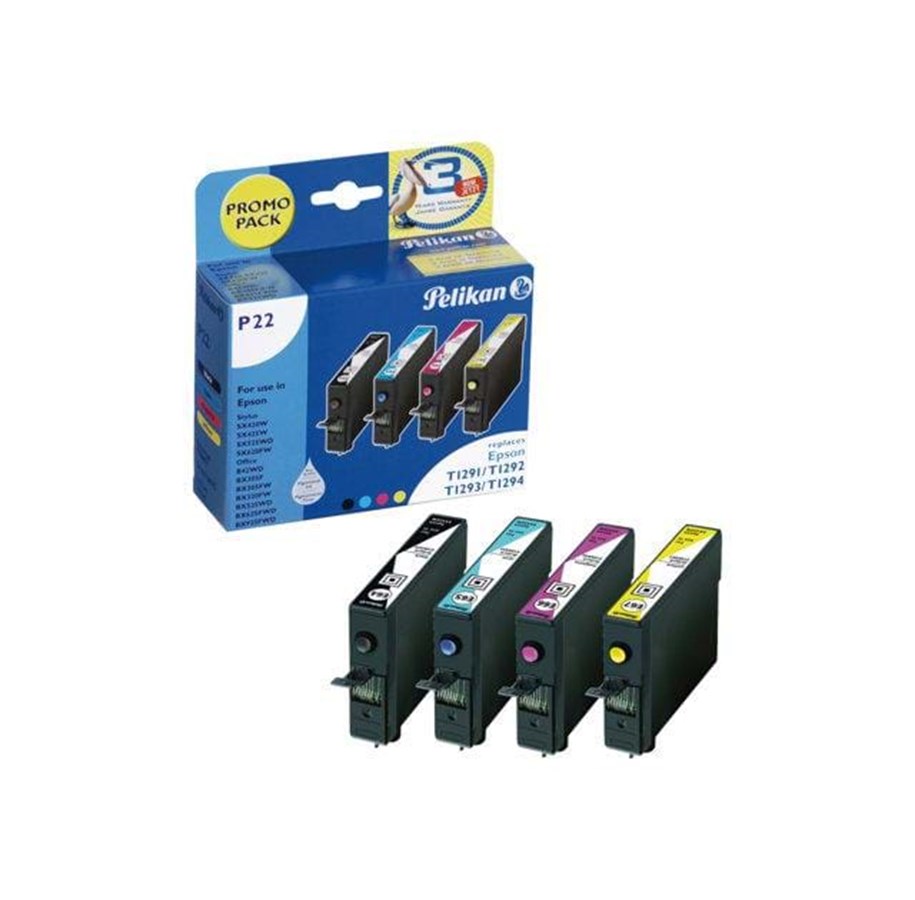 Mustepatruunat, värikasetit ja lisävarusteet - Pelikan P22 - 4108654
