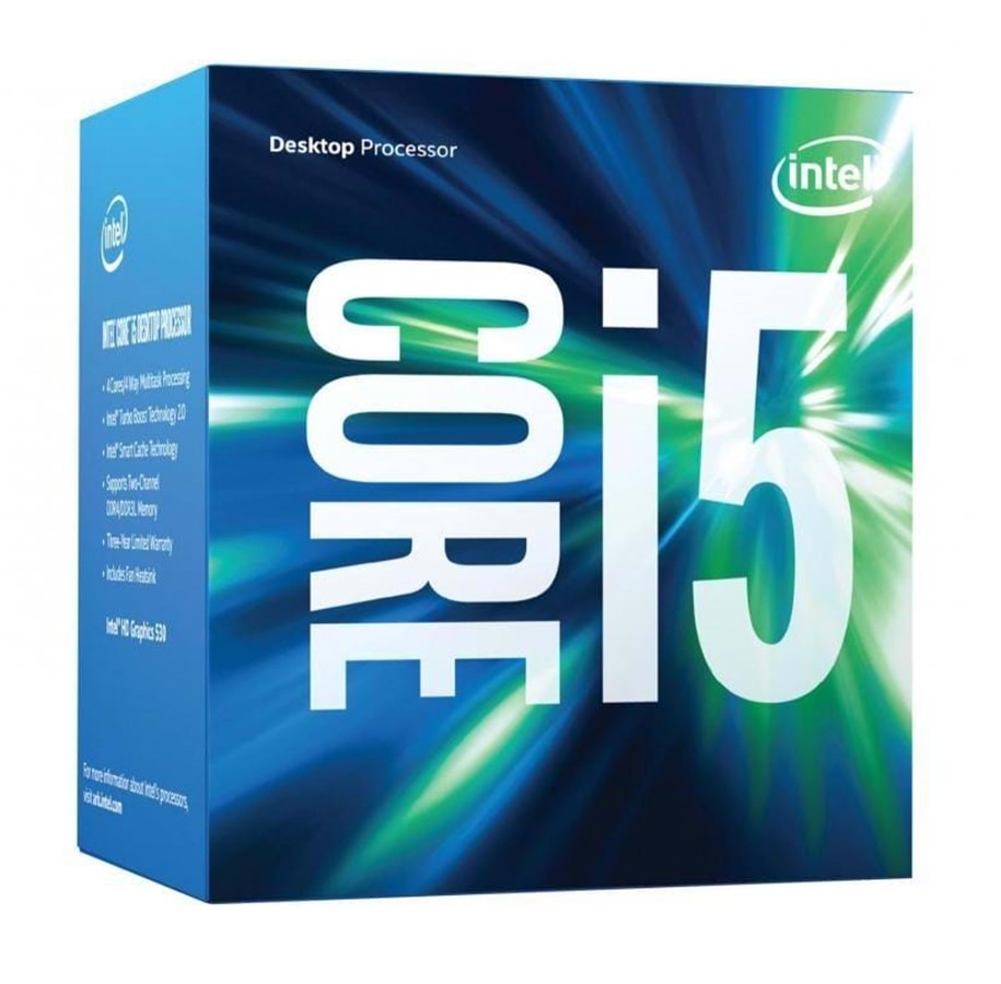 CPU - Intel Core i5-6600 Skylake CPU - 4 ydintä - 3.3 GHz - Intel LGA1151 - Intel Boxed (jäähdyttimen kanssa) - BX80662I56600
