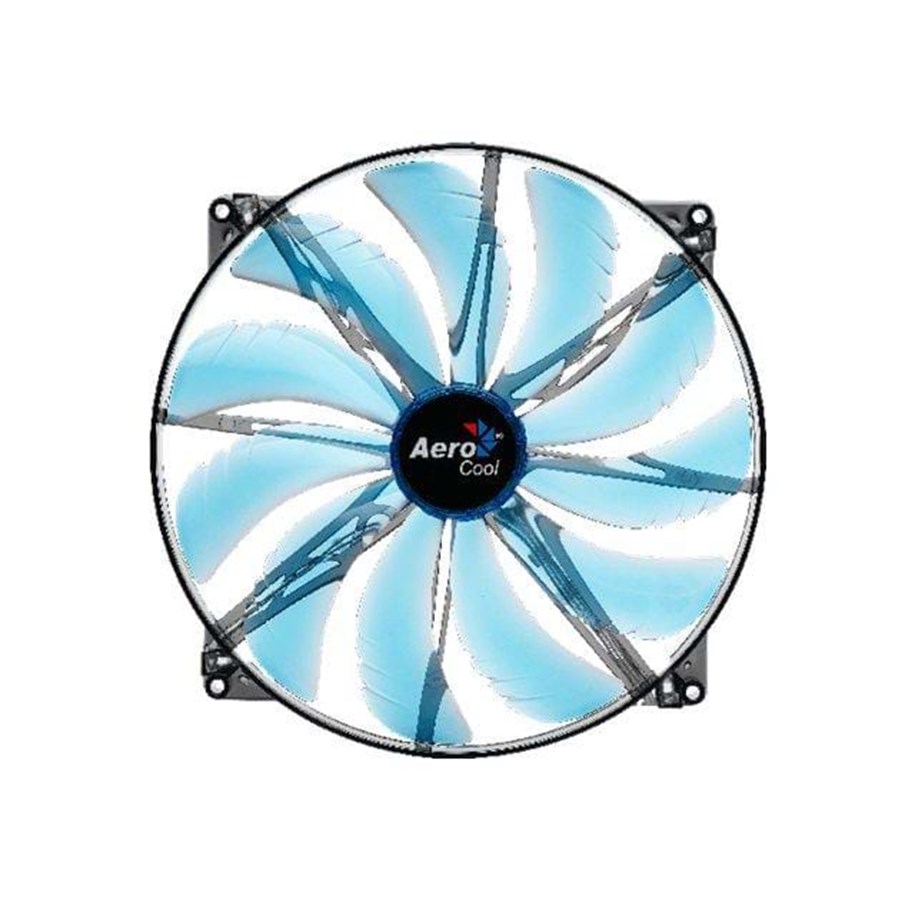 Kotelotuuletin - AeroCool Silent Master - Kotelotuuletin - 200mm - Sininen - 18 dBA - AEROSM-20BL