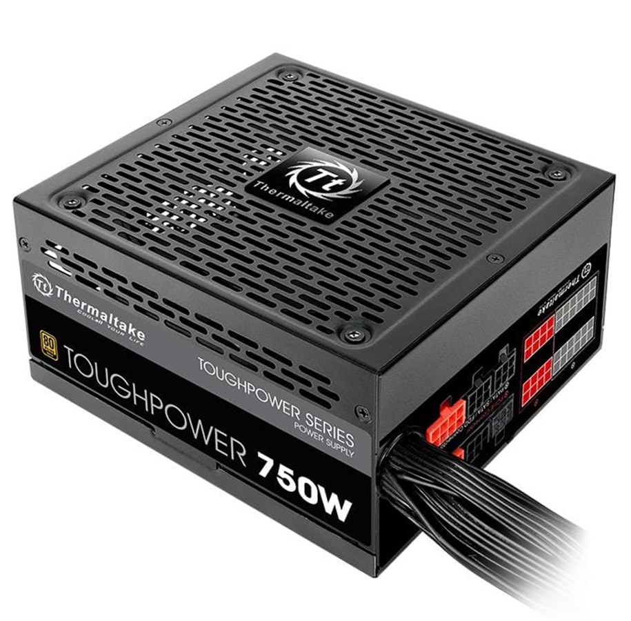 Virtalähde - Thermaltake ToughPower 750W Gold Modular Virtalähde - 750 Watt - 140 mm - ATX - 80 Plus Kulta sertifioitu - PS-TPD-0750MPCGEU-1