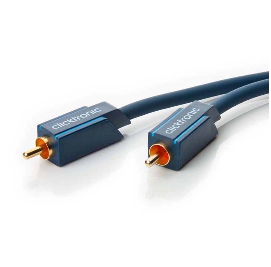 Audiokaapelit - ClickTronic RCA Mono Cable - 15m - 4040849704512