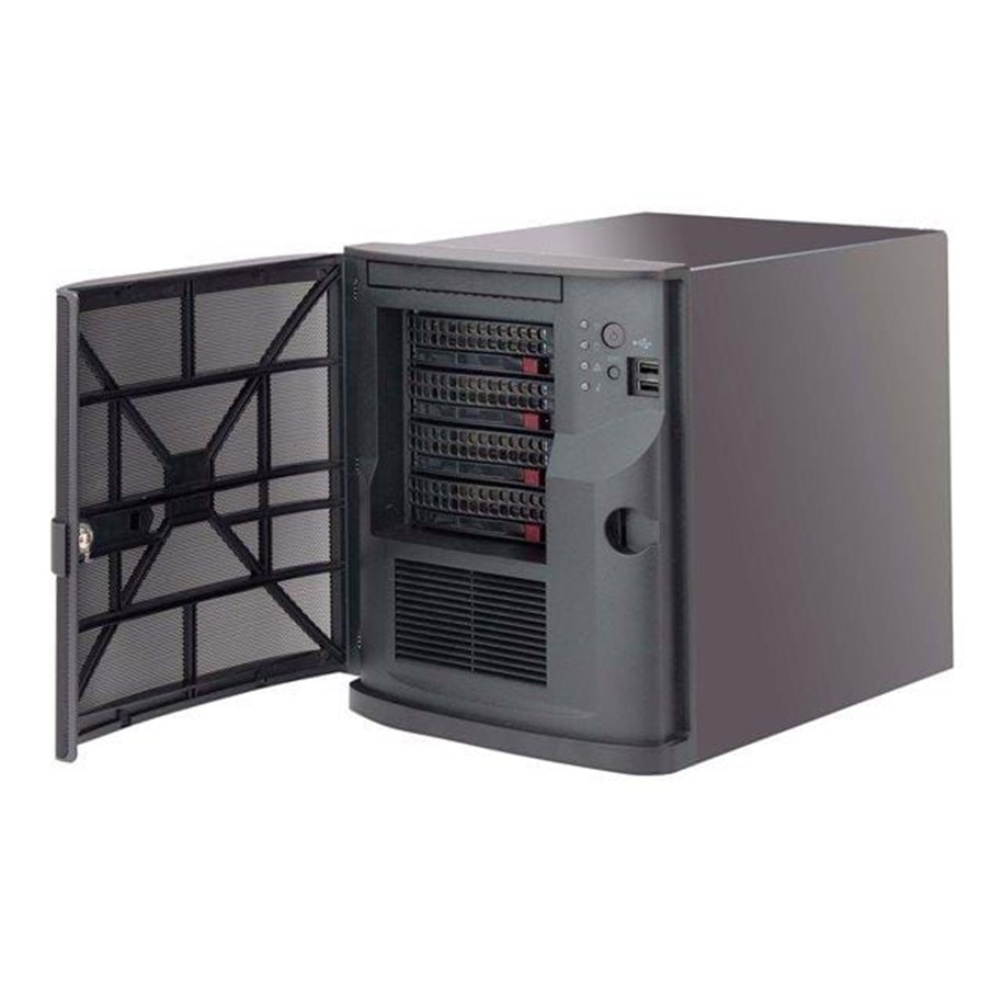 Kotelot - Supermicro SC721 TQ-250B - Kotelot - Minitower - Musta - CSE-721TQ-250B