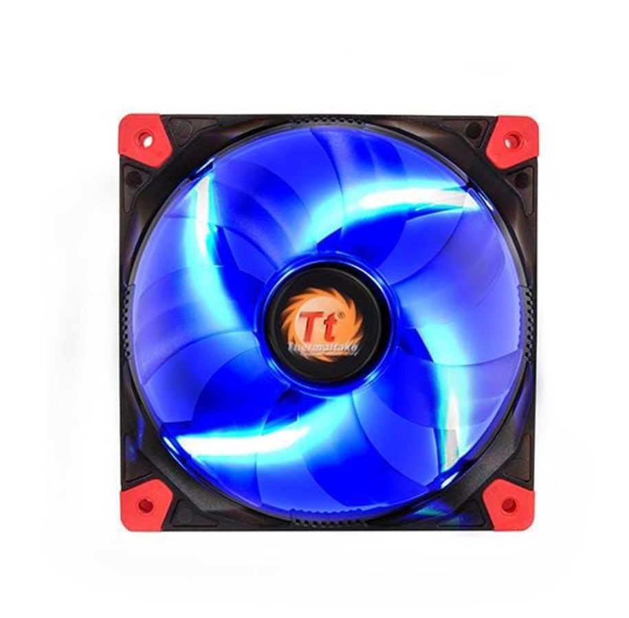 Kotelotuuletin - Thermaltake Fan Luna 12 Sininen - 120mm - Kotelotuuletin - 120mm - Musta sinisellä LED-valolla - CL-F009-PL12BU-A