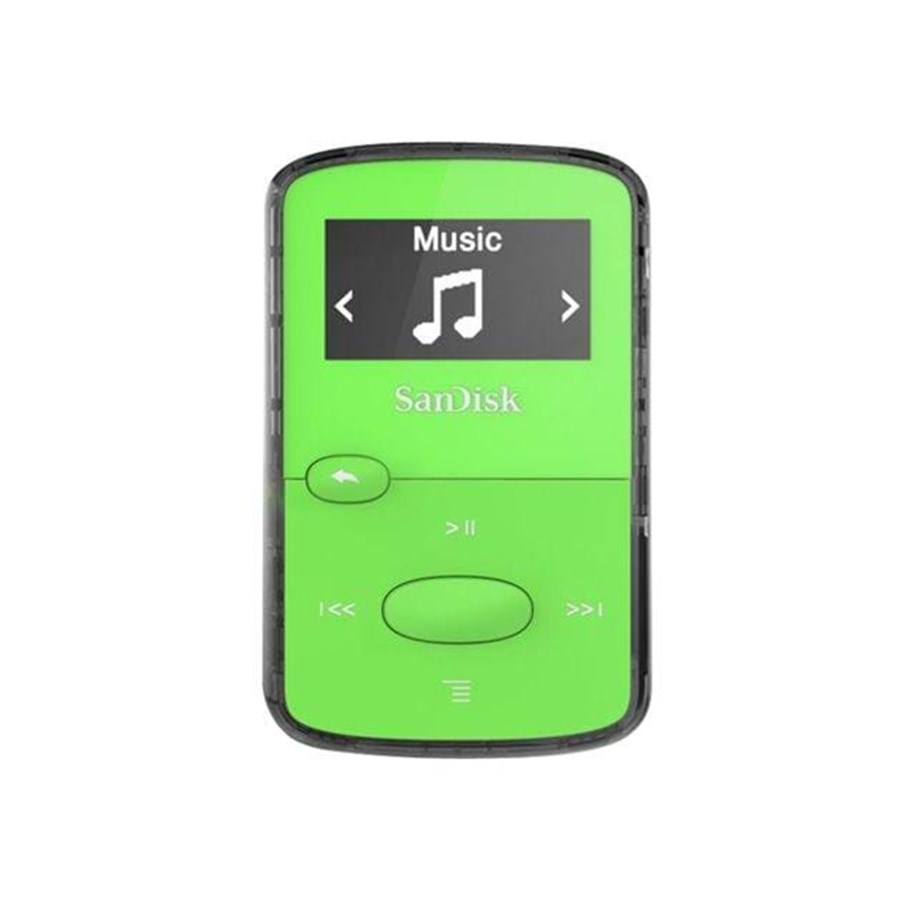 MP3-soittimet ja äänitallentimet - SANDISK Clip Jam Vihreä - 8GB - MP3 player 8 GB - SDMX26-008G-G46G