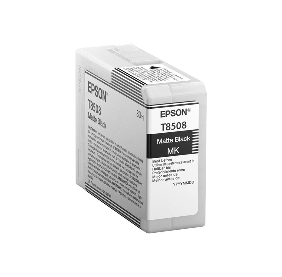 Mustepatruunat, värikasetit ja lisävarusteet - Epson T8508 Matte Black Ink - C13T850800
