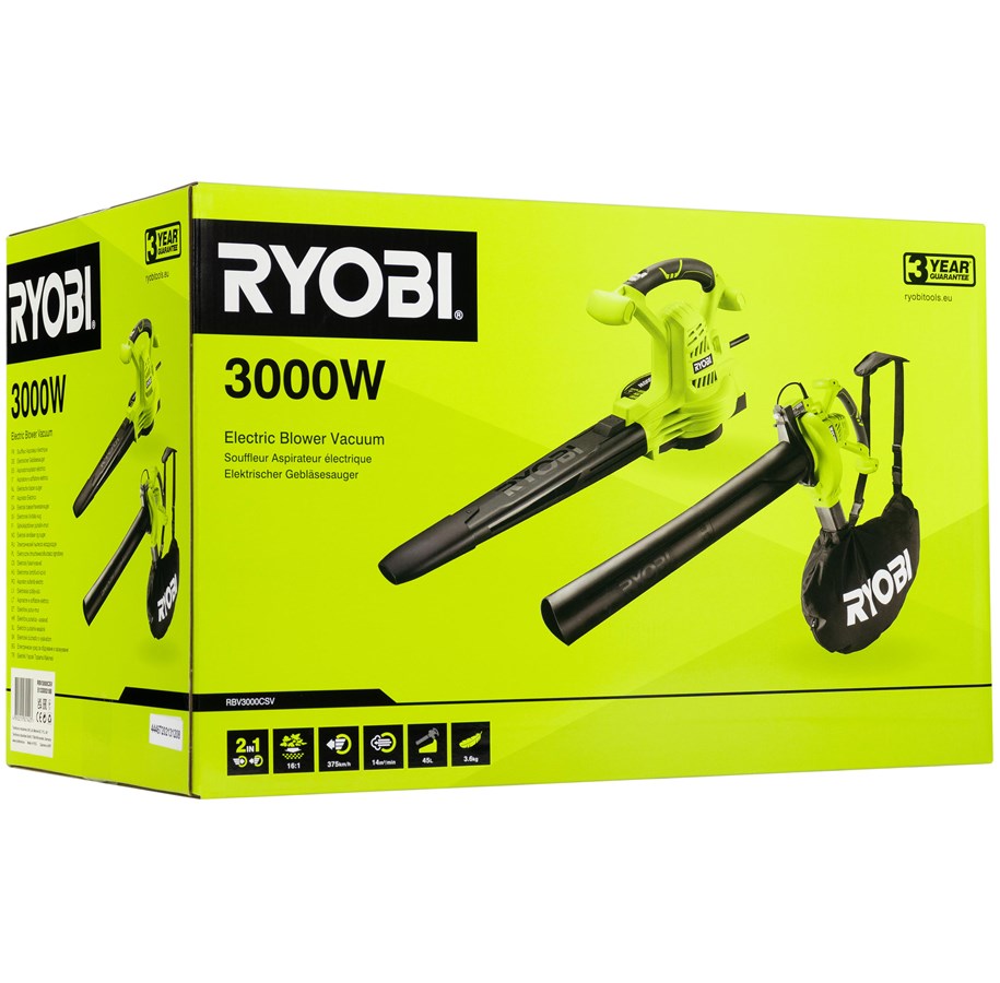 Lehtipuhaltimet ja lehti-imurit - Ryobi RBV3000CSV - 5133002188
