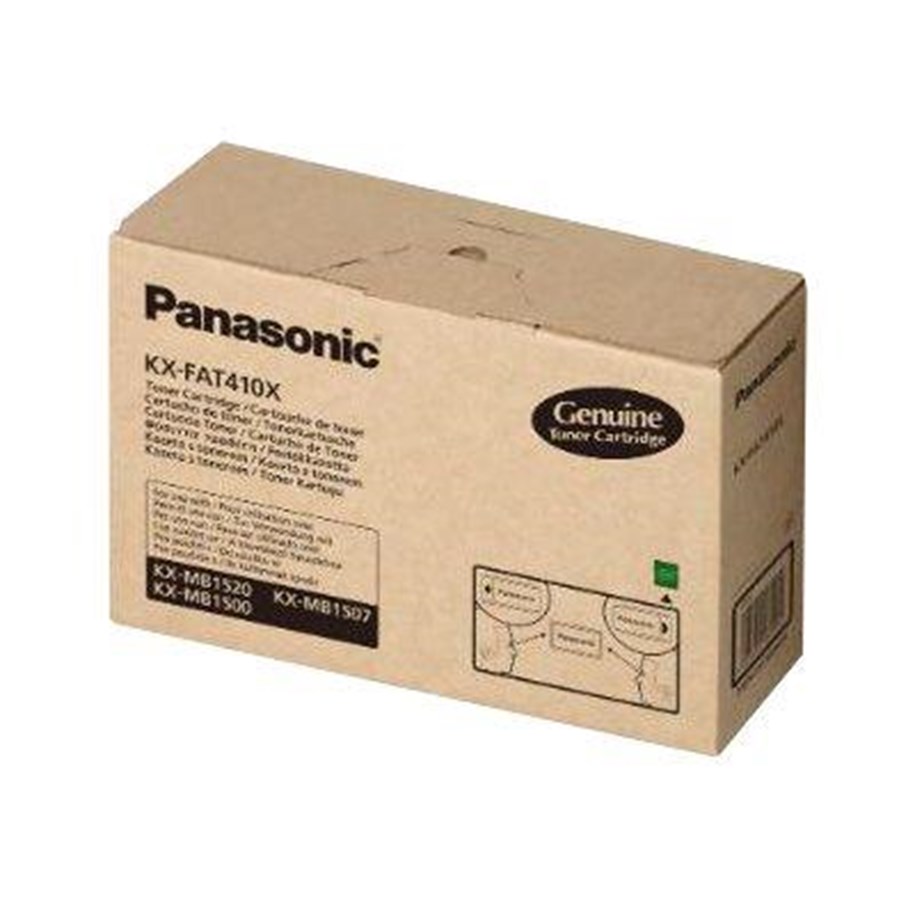 Mustepatruunat, värikasetit ja lisävarusteet - Panasonic KX FAT410X - Balck Toner - KX-FAT410X
