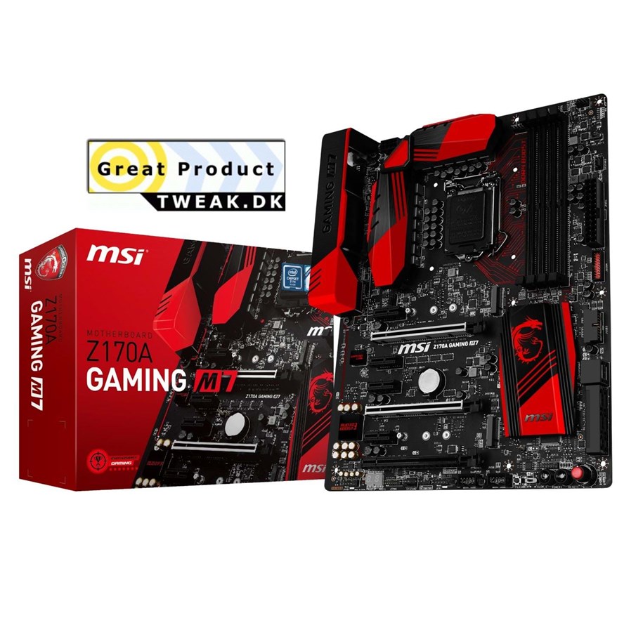 Emolevy - MSI Z170A GAMING M7 Emolevy - Intel Z170 - Intel LGA1151 socket - DDR4 RAM - ATX - Z170A GAMING M7