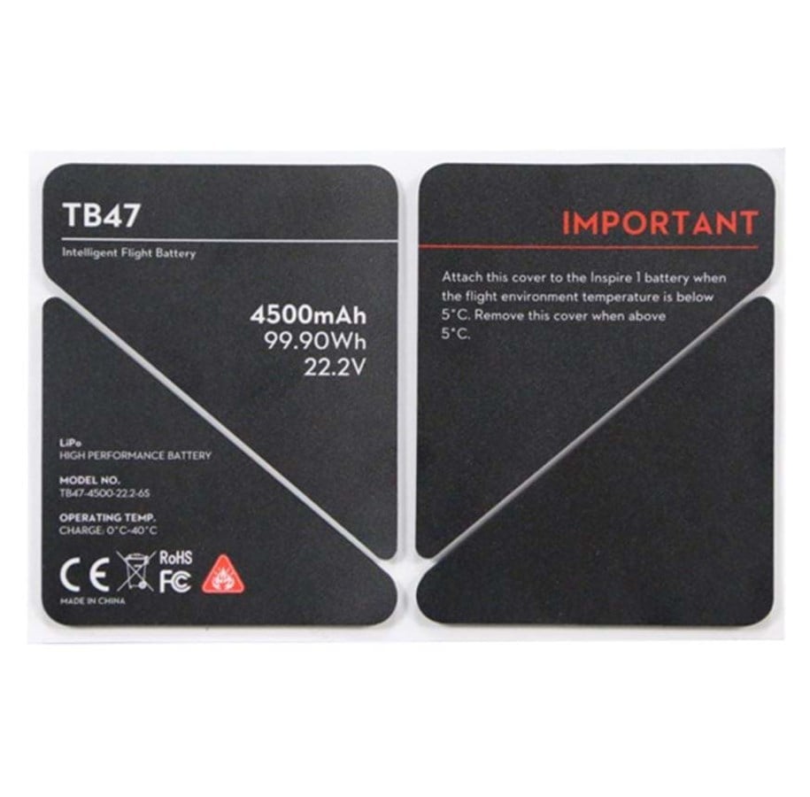 Dronet - DJI - Inspiroida TB47 eristys tarra - CP.BX.000059