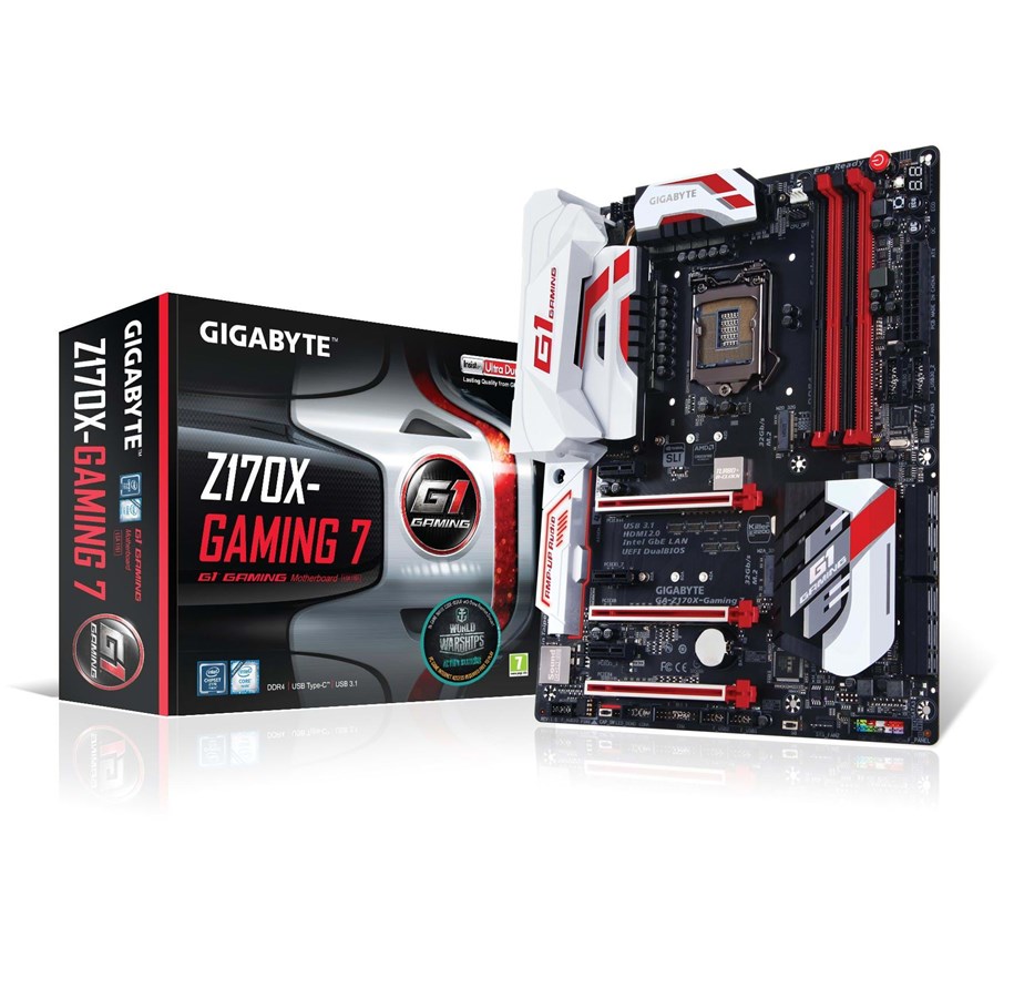 Emolevy - GIGABYTE GA-Z170X-Gaming 7-EU Emolevy - Intel Z170 - Intel LGA1151 socket - DDR4 RAM - ATX *DEMO* - GA-Z170X-Gaming 7-EU