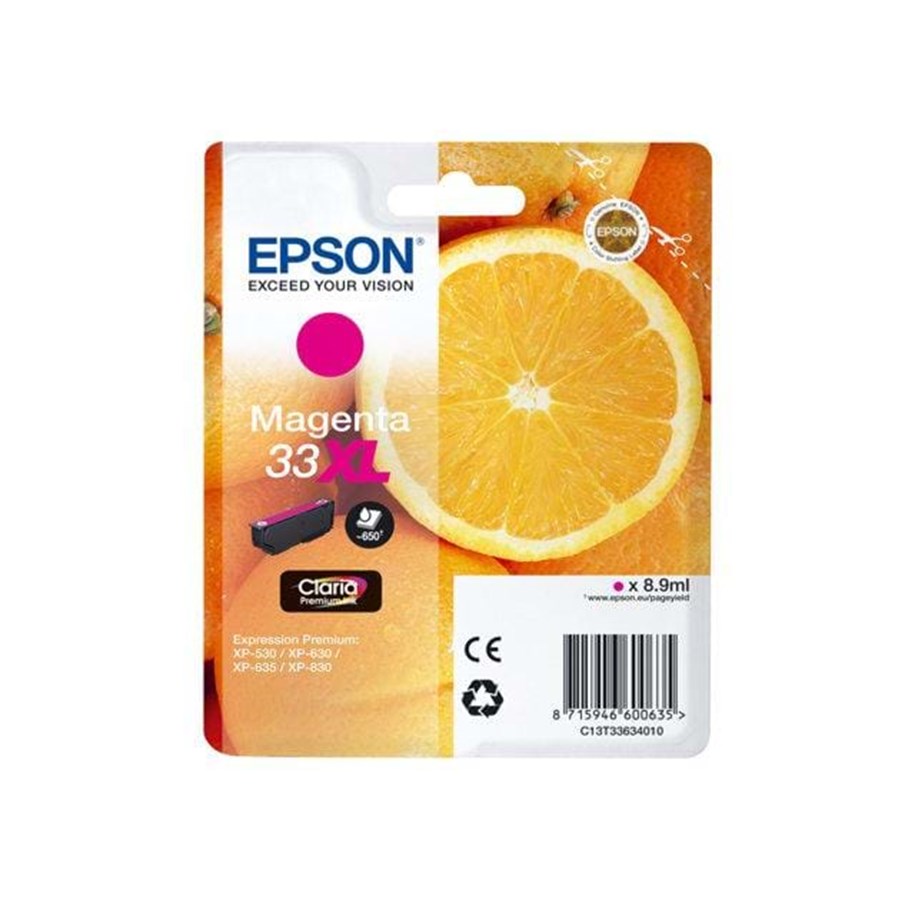 Mustepatruunat, värikasetit ja lisävarusteet - Epson 33XL - C13T33634010