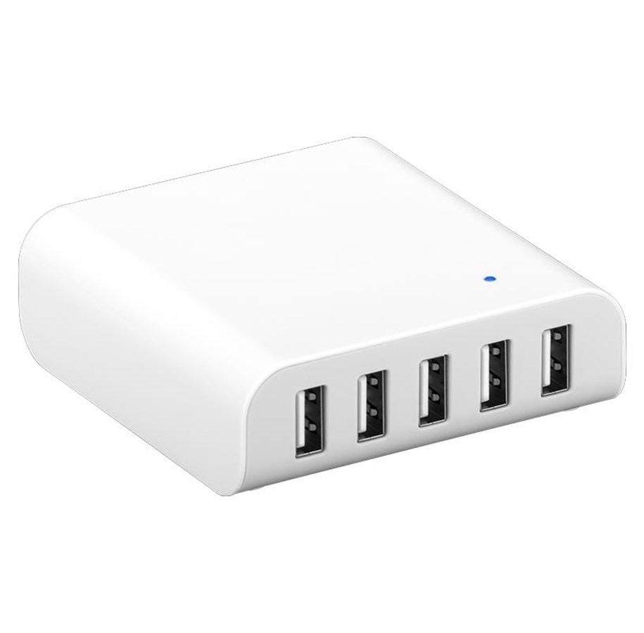 Puhelin - Adapterit & Laturit - Pro Charger Multiport 8A USB - White - 4040849441554
