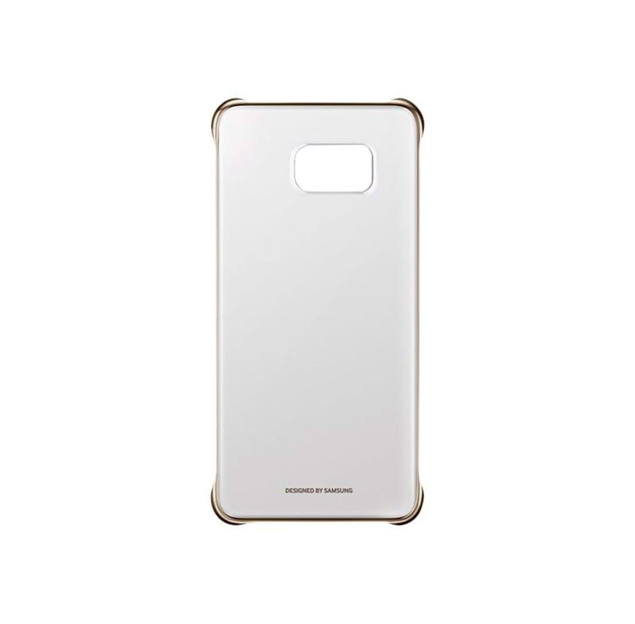 Puhelin - Kannet ja kotelot - Samsung Clear Cover Galaxy S6 Edge Plus Kulta - EF-QG928CFEGWW