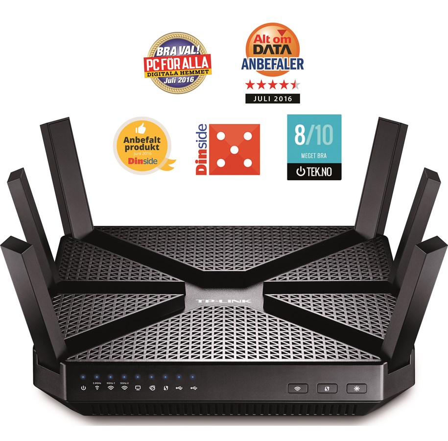 Reitittimet  - TP-Link Archer C3200 Tri Band - Wireless router Wi-Fi 5 - Archer C3200