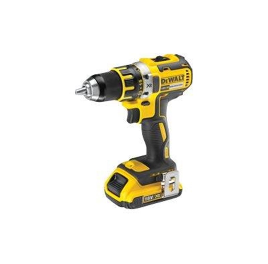 Ruuvi- ja Porakoneet - Dewalt Akku -laturi ja laukku18V XR harjaton porakone - 2 x 2Ah akkua, laturi ja laukku - DCD790D2-QW