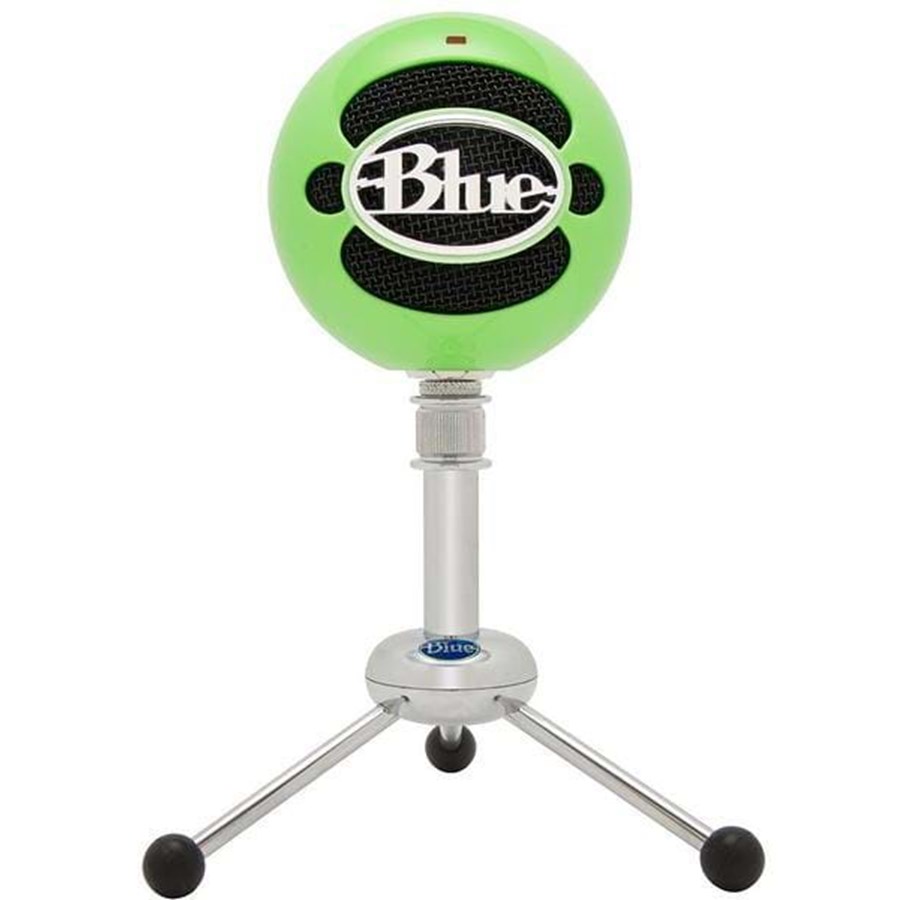Mikrofonit - Blue Mic Snowball - Neon Green - 836213003022