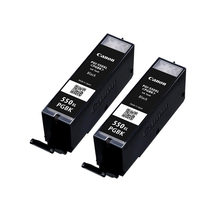 Mustepatruunat, värikasetit ja lisävarusteet - Canon PGI-550XL / 6431B005 High Musta Twin - 6431B005