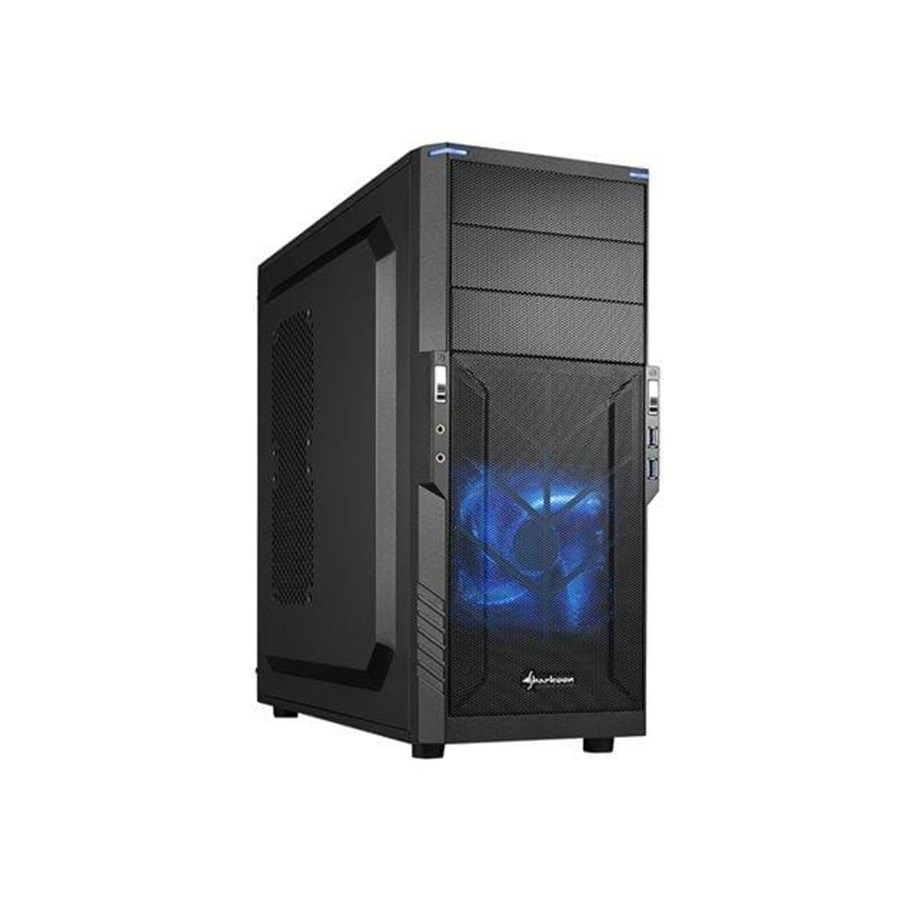 Kotelot - Sharkoon T3-V - Kotelot - Miditower - Musta - 4044951017539
