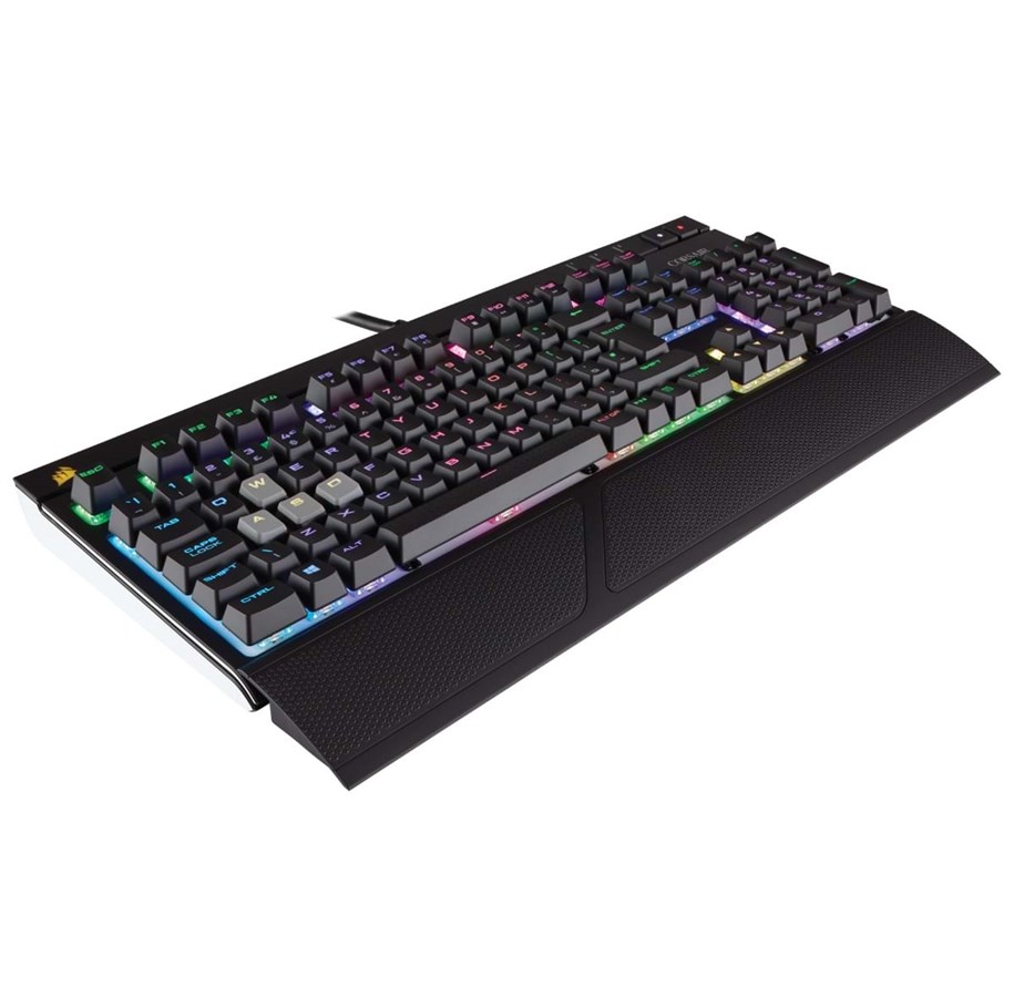 Näppäimistöt - Corsair Gaming STRAFE RGB MX Blue - ND - Pelinäppäimistö - Pohjoismainen - Musta - CH-9000120-ND