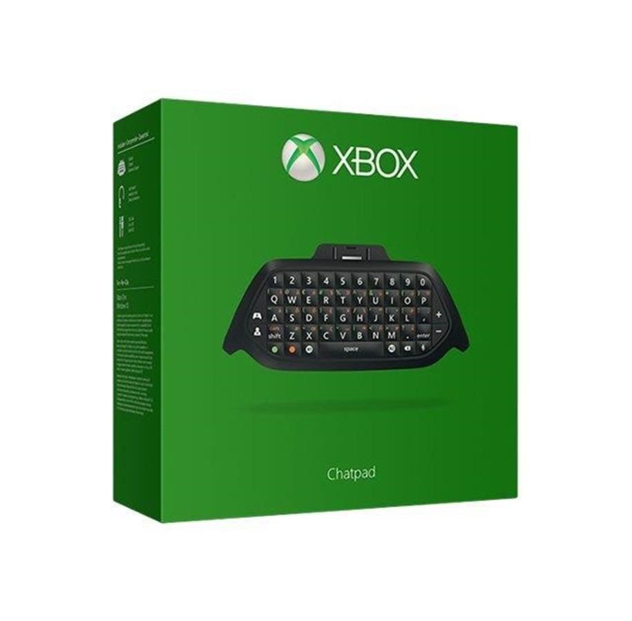 Näppäimistöt - Microsoft Xbox Chatpad - Näppäimistö - Musta - 5F7-00003