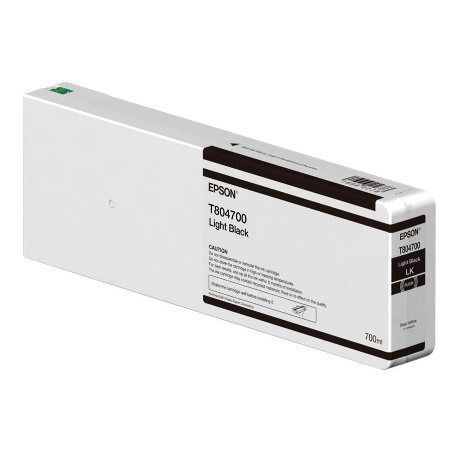 Mustepatruunat, värikasetit ja lisävarusteet - Epson T804700 Light Musta Ink - C13T804700