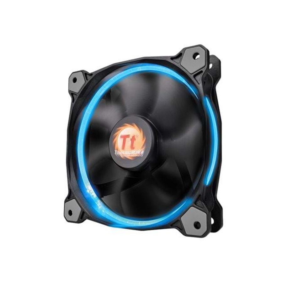 Kotelotuuletin - Thermaltake Riing 12 LED RGB - Kotelotuuletin - 120mm - Musta RGB LED valolla - CL-F042-PL12SW-A