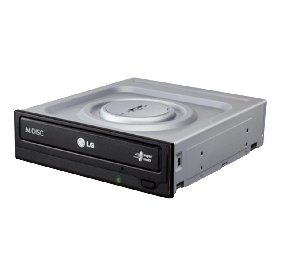 Optiset asemat (DVD / BR / Floppy) - LG GH24NSD1 - Bulk - DVD-RW (Poltin) - Serial ATA - Musta - GH24NSD1.AUAA10B
