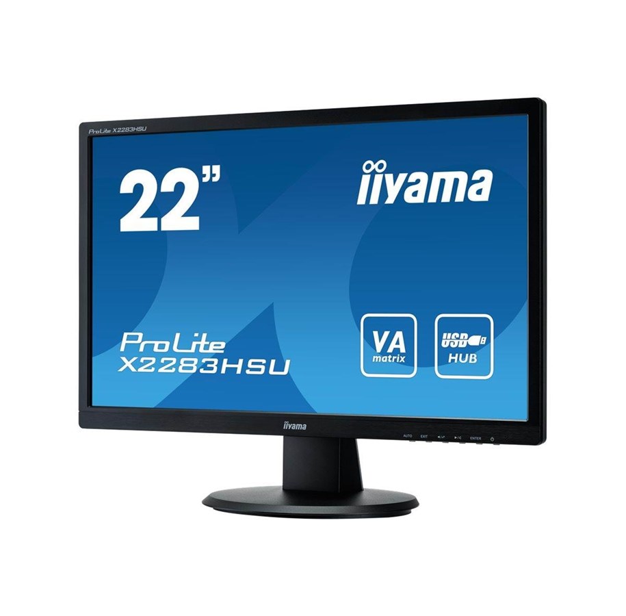 Näyttö - 22" iiyama Prolite X2283HSU-B1DP - X2283HSU-B1DP