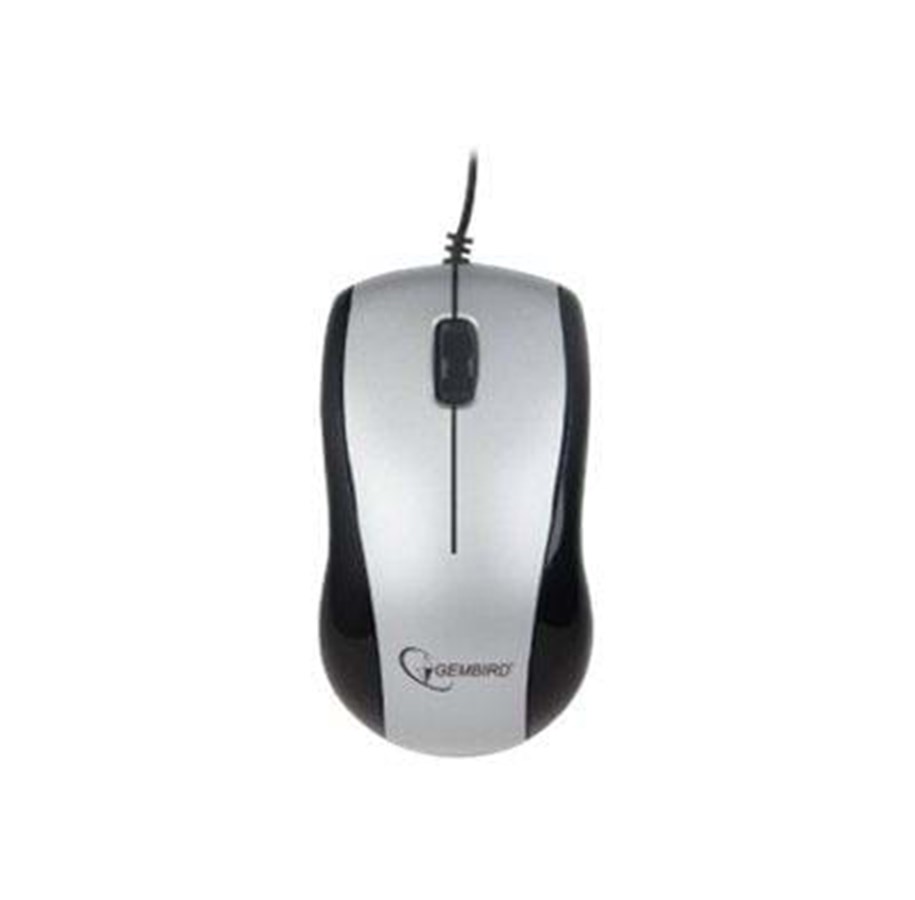 Hiiret - Gembird MUS-U-002 - Hiiri - Optinen - 3 painiketta - Hopea - MUS-U-002