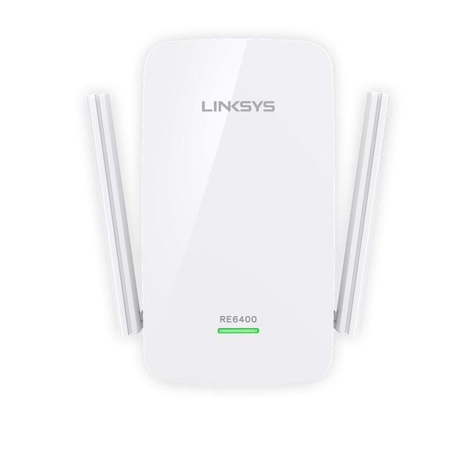 Verkkolaitteet & langattoman verkon laajentimet - Linksys RE6400 Wireless Extender AC1200 - RE6400-EU
