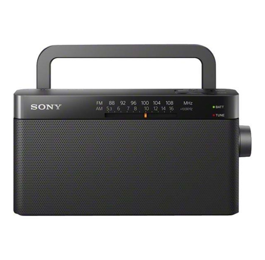 DAB, Verkko- & Kelloradiot - Sony ICF-306 - AM/FM - Mono - Musta - ICF306.CE7