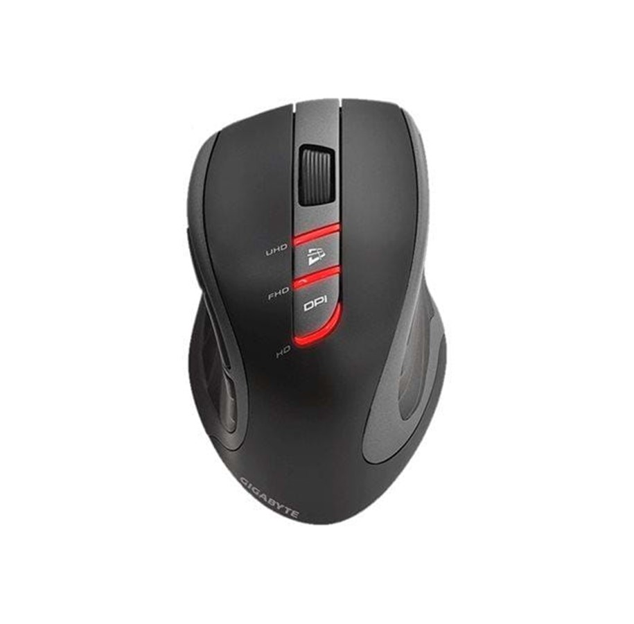 Hiiret - GIGABYTE Aire M60 - Hiiri - Laser - 7 painiketta - Musta - Aire M60