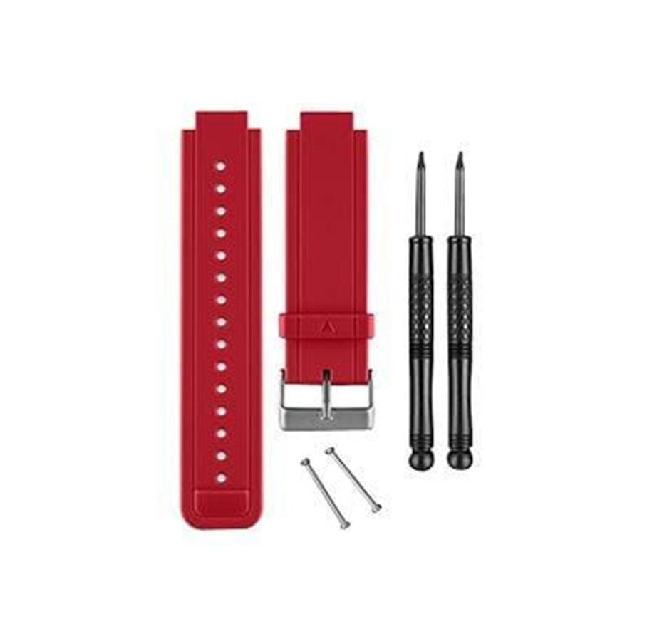 Puhelin - Muut lisävarusteet - Garmin vívoactive Silicone Band - Red - 010-12157-03