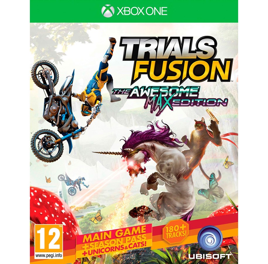 Pelit - Trials Fusion: Mahtava Max -versio - Microsoft Xbox One - 12 - Kilpa-ajo - 3307215888285