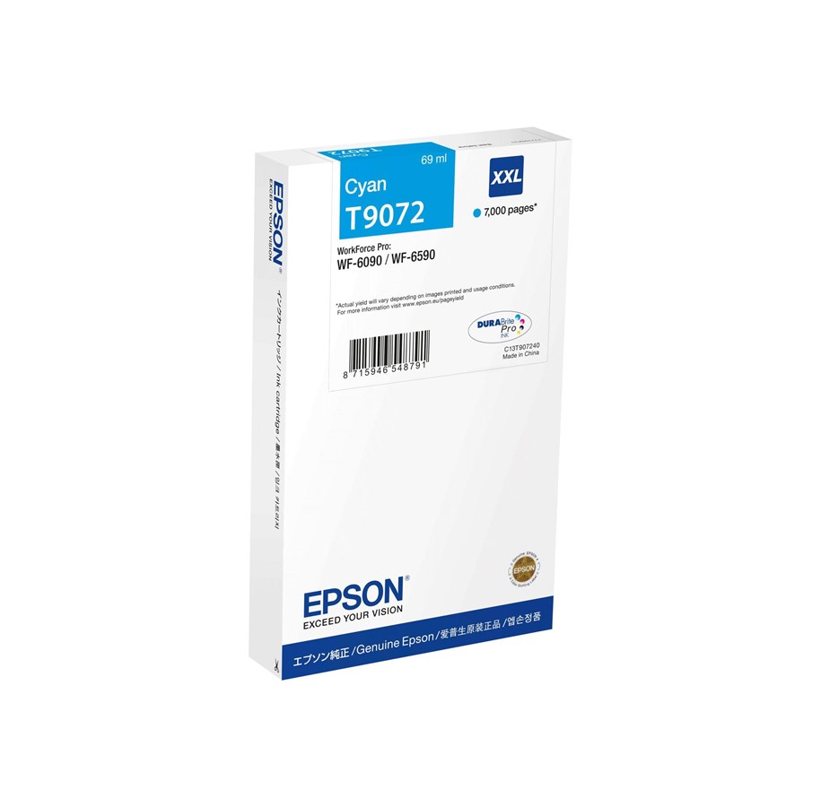 Mustepatruunat, värikasetit ja lisävarusteet - Epson T9072 - Muste XXL (T9072) - C13T907240