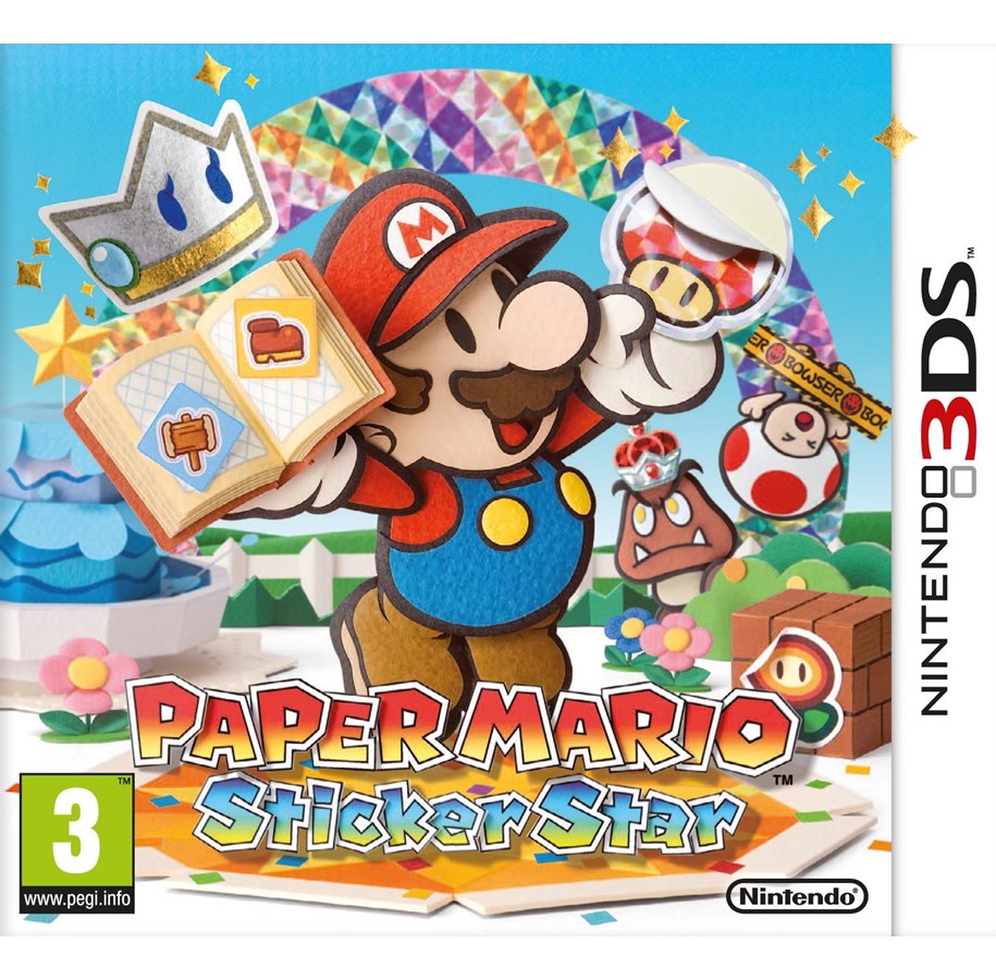 Pelit - PaperMario: Sticker Star - Nintendo 3DS - Toiminta - 45496522865