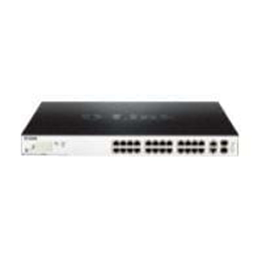 Kytkimet - D-Link 26-Port Gigabit EasySmart Switch - DGS-1100-26MP