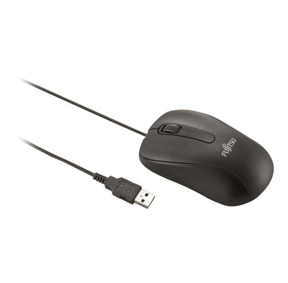 Hiiret - Fujitsu M520 - Hiiri - Optinen - 3 painiketta - Musta - S26381-K467-L100
