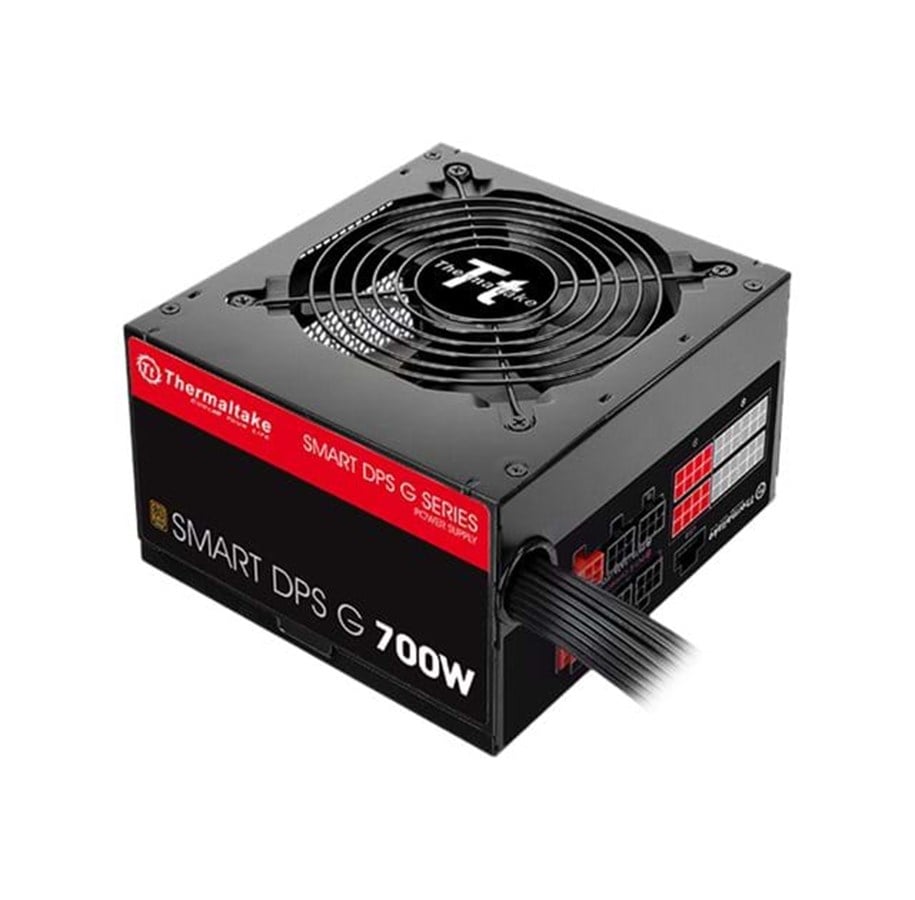 Virtalähde - Thermaltake Smart DPS G 700W Bronze Virtalähde - 700 Watt - 120 mm - ATX - 80 Plus Pronssi sertifioitu - PS-SPG-0700DPCBEU-B
