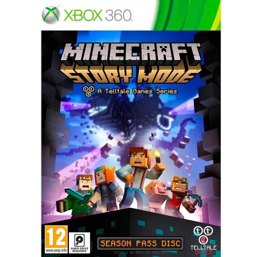 Pelit - Minecraft - Story Mode - Microsoft Xbox 360 - Seikkailu - 5060146462525