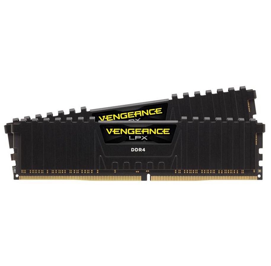 RAM - Corsair Vengeance LPX DDR4-4133 - 8GB - CL19 - Dual Channel (2 pcs) - Intel XMP - Musta - CMK8GX4M2B4133C19